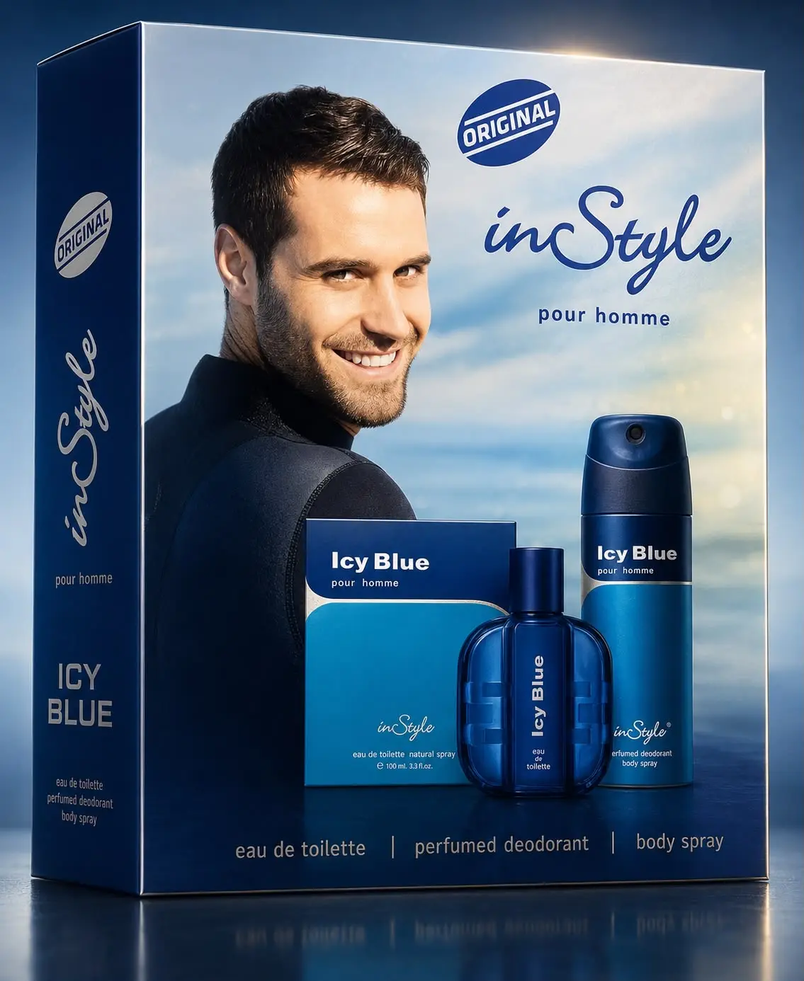 In style Icy blue